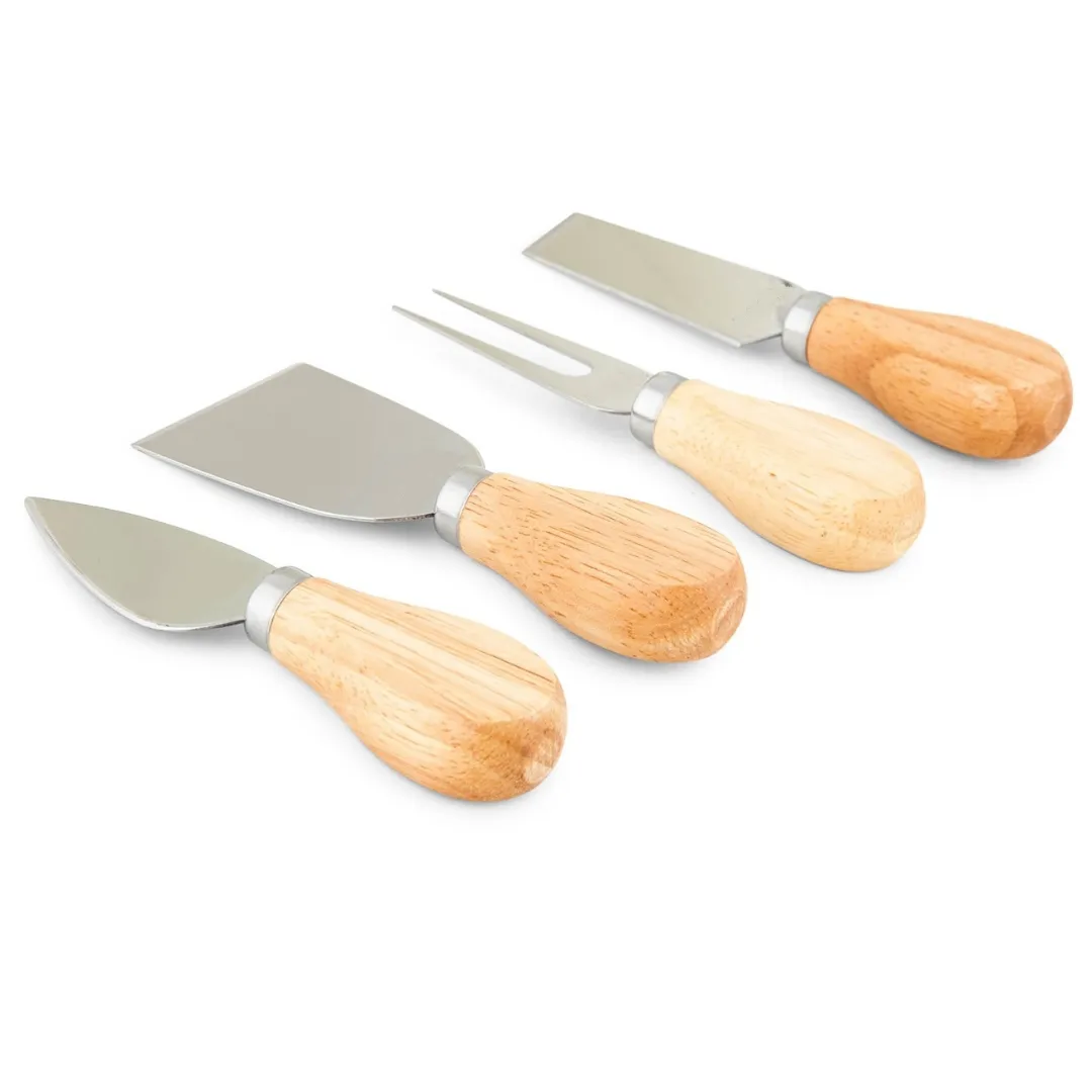 5 Piece Cheese Board and Knife Set