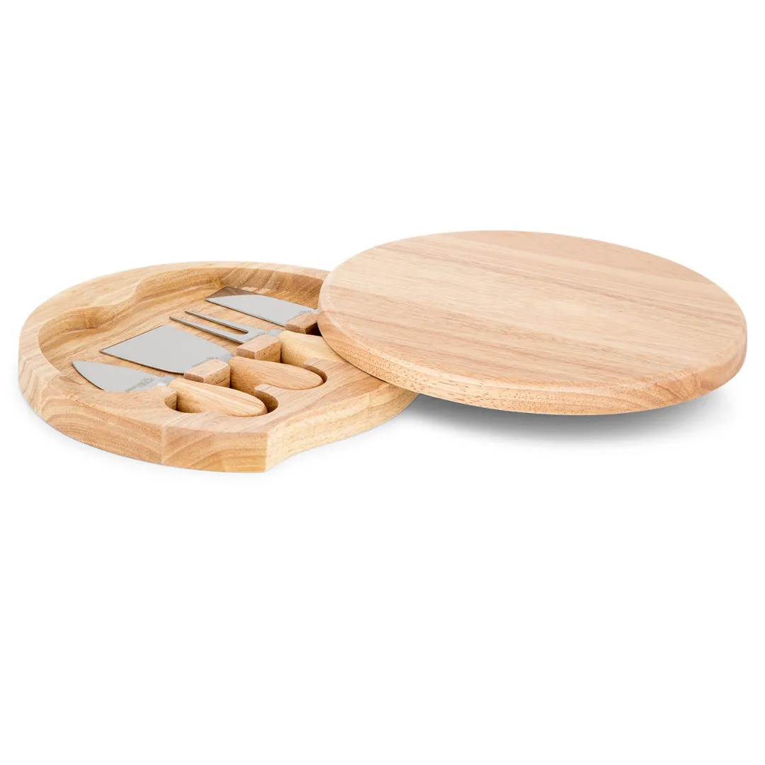 5 Piece Cheese Board and Knife Set