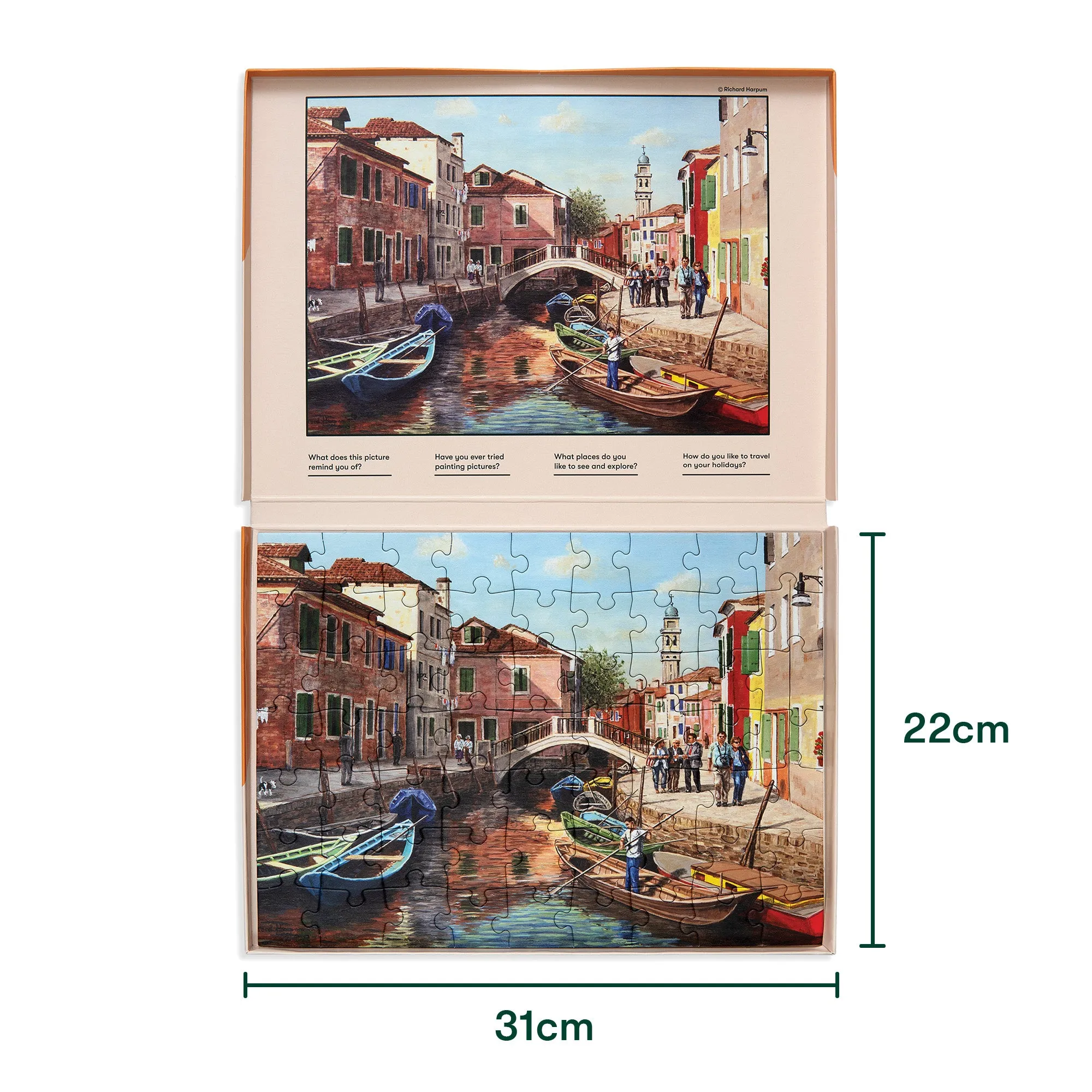 63 piece jigsaw puzzle - Burano Island