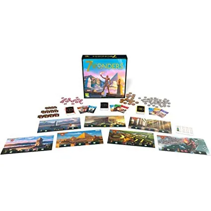 7 Wonders Board Game - Pristine