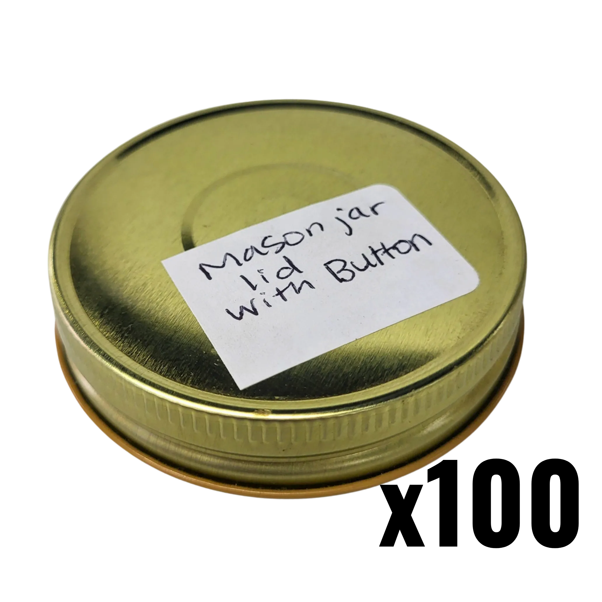 70 mm Mason Canning Jar Lid - Gold