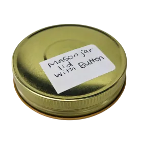 70 mm Mason Canning Jar Lid - Gold