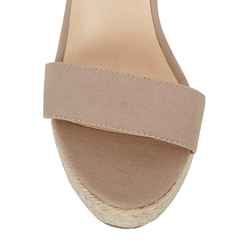 Amato Espadrille in Natural Canvas