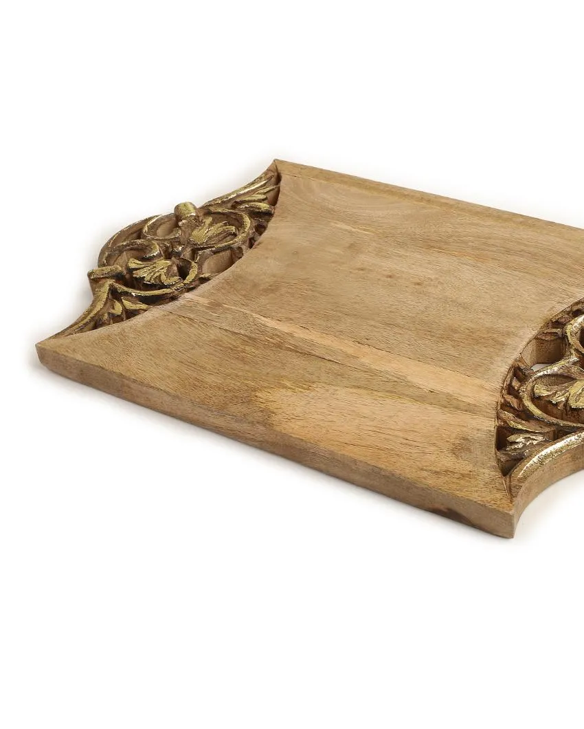 Antique Gold Foiled Hand Carved Chopping Board