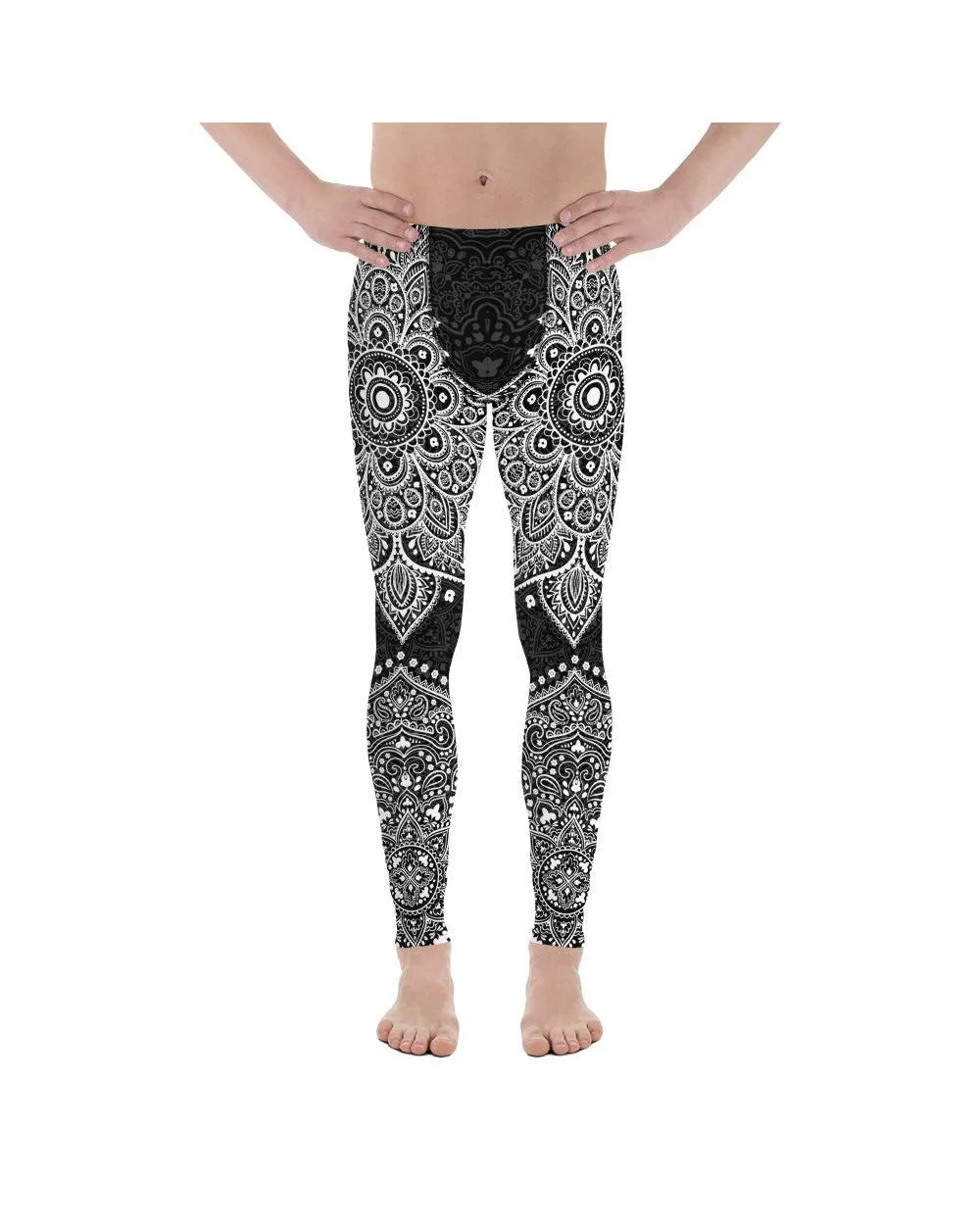 B&W Mandala Meggings