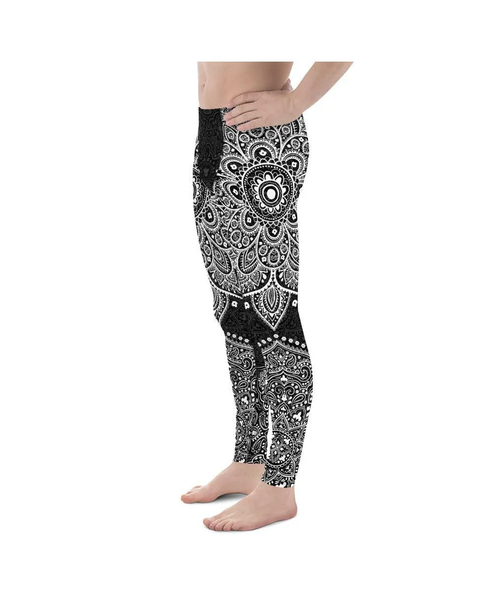 B&W Mandala Meggings