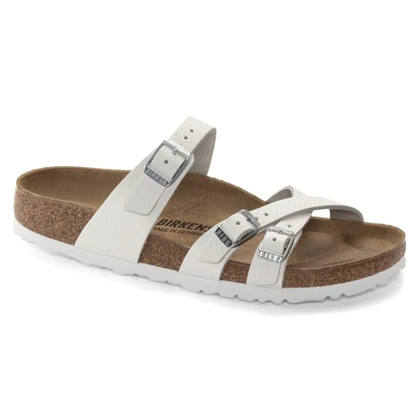 Birkenstock Franca 1024395 Natural Leather White