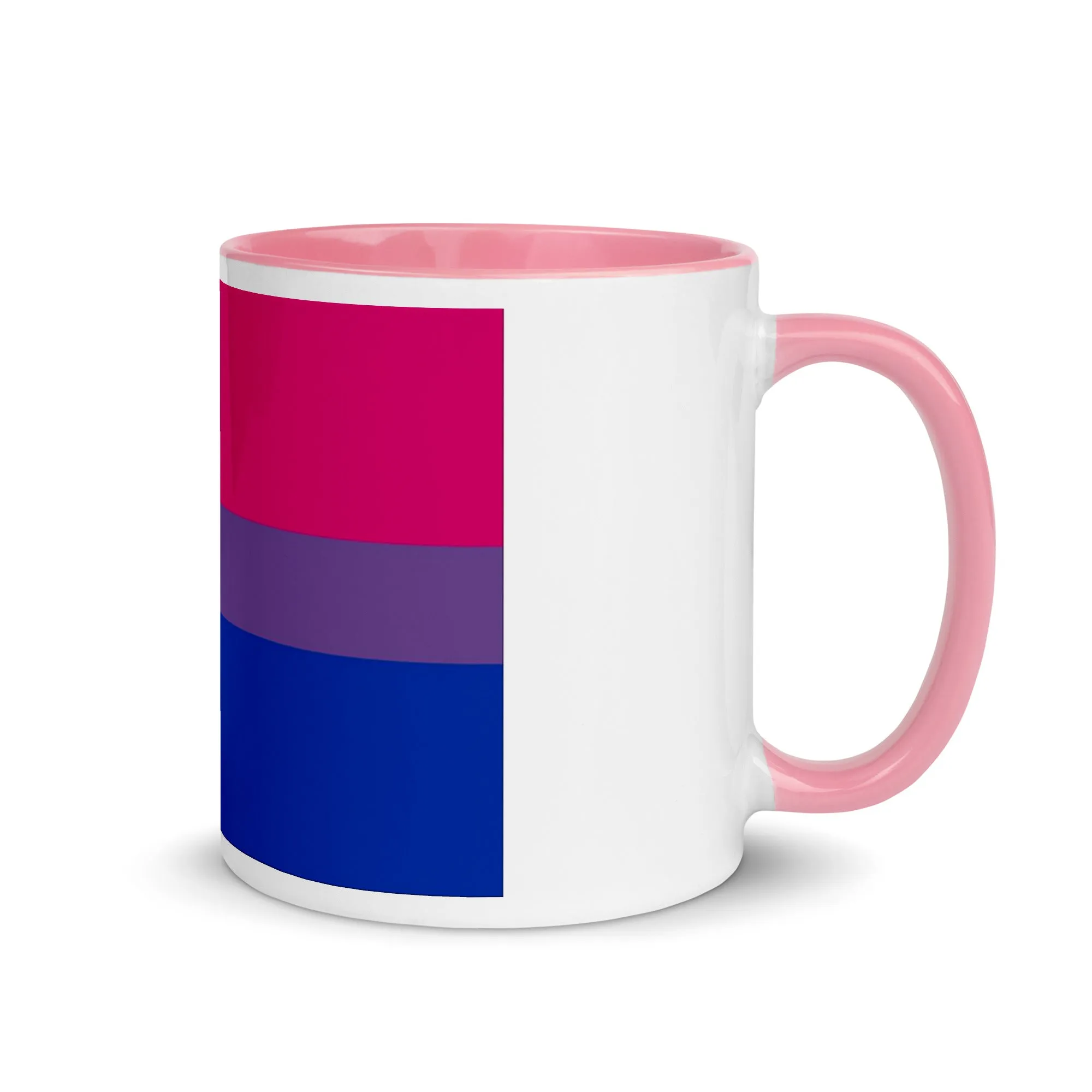 Bisexual Flag Mug with Colour Inside