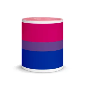 Bisexual Flag Mug with Colour Inside