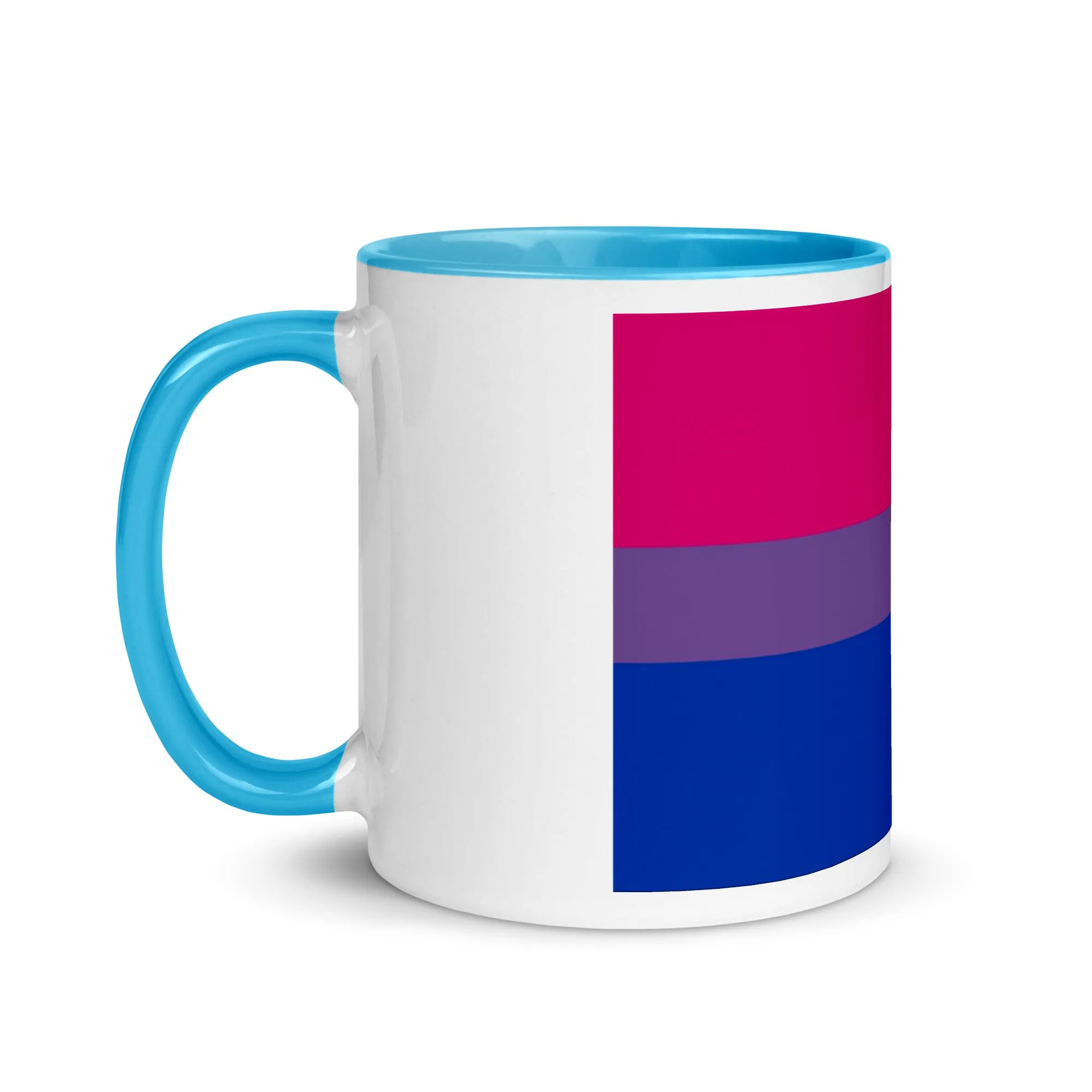 Bisexual Flag Mug with Colour Inside