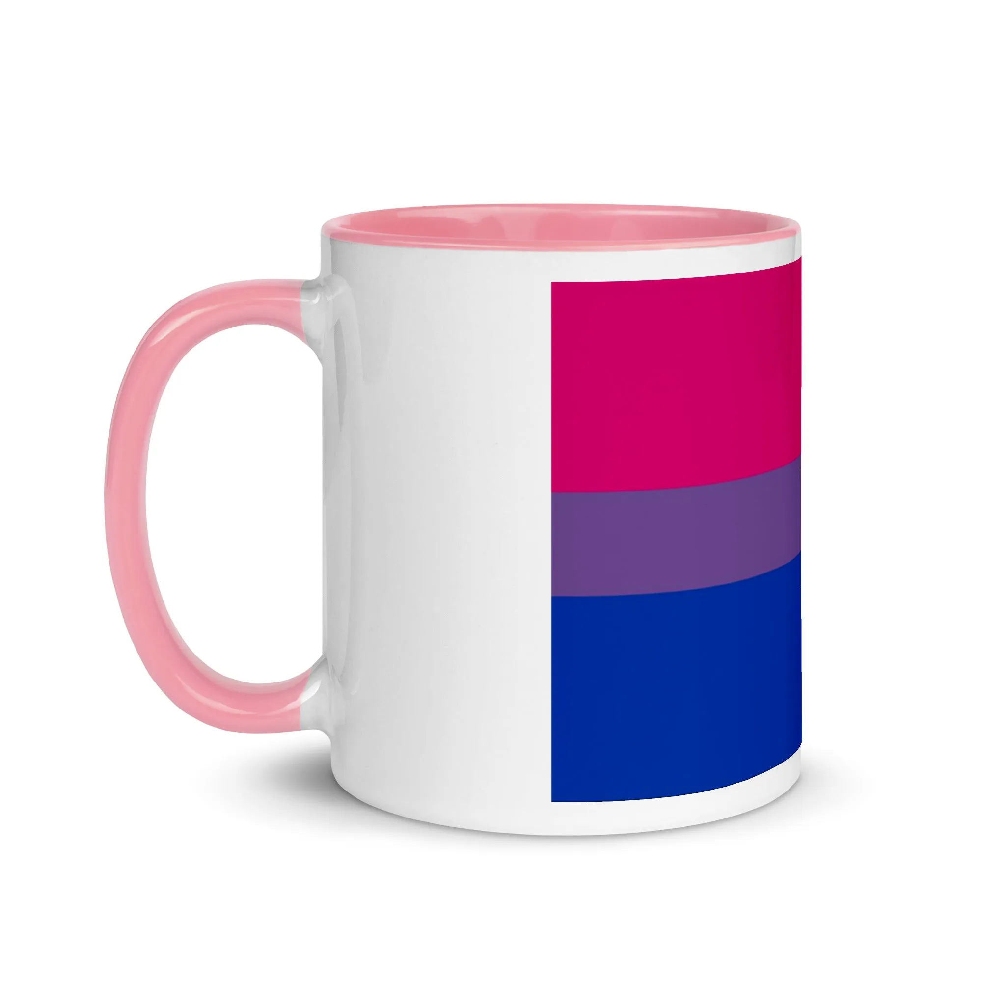 Bisexual Flag Mug with Colour Inside