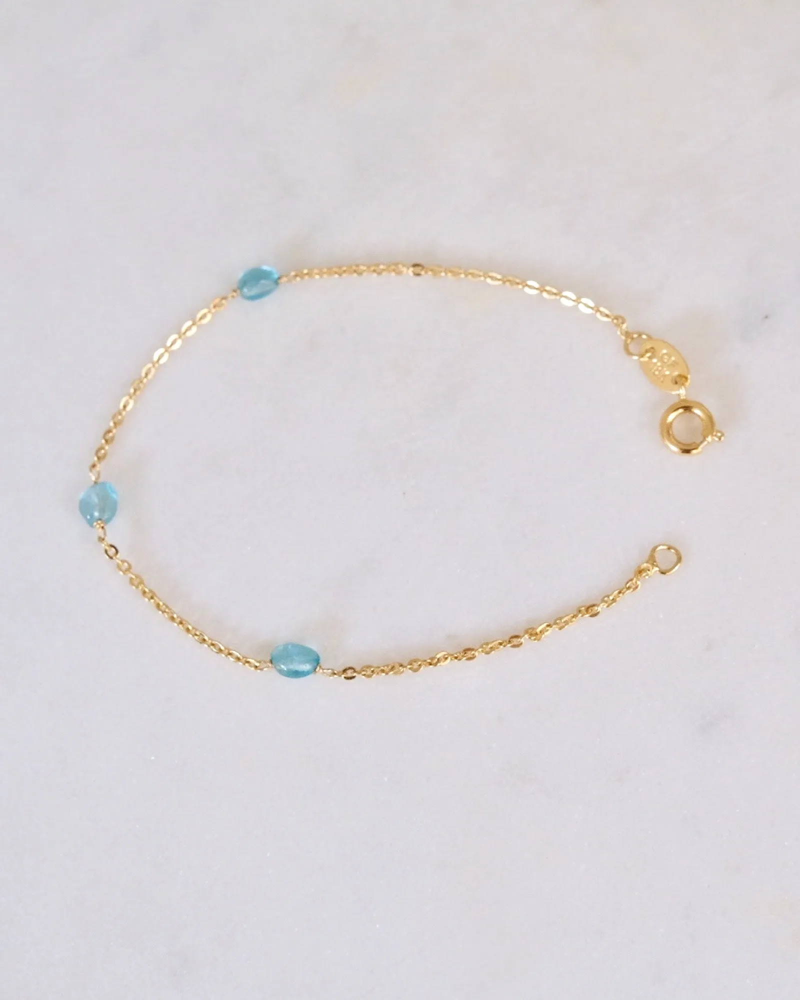 Blue Apatite Bracelet