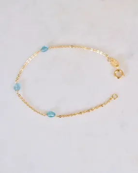 Blue Apatite Bracelet