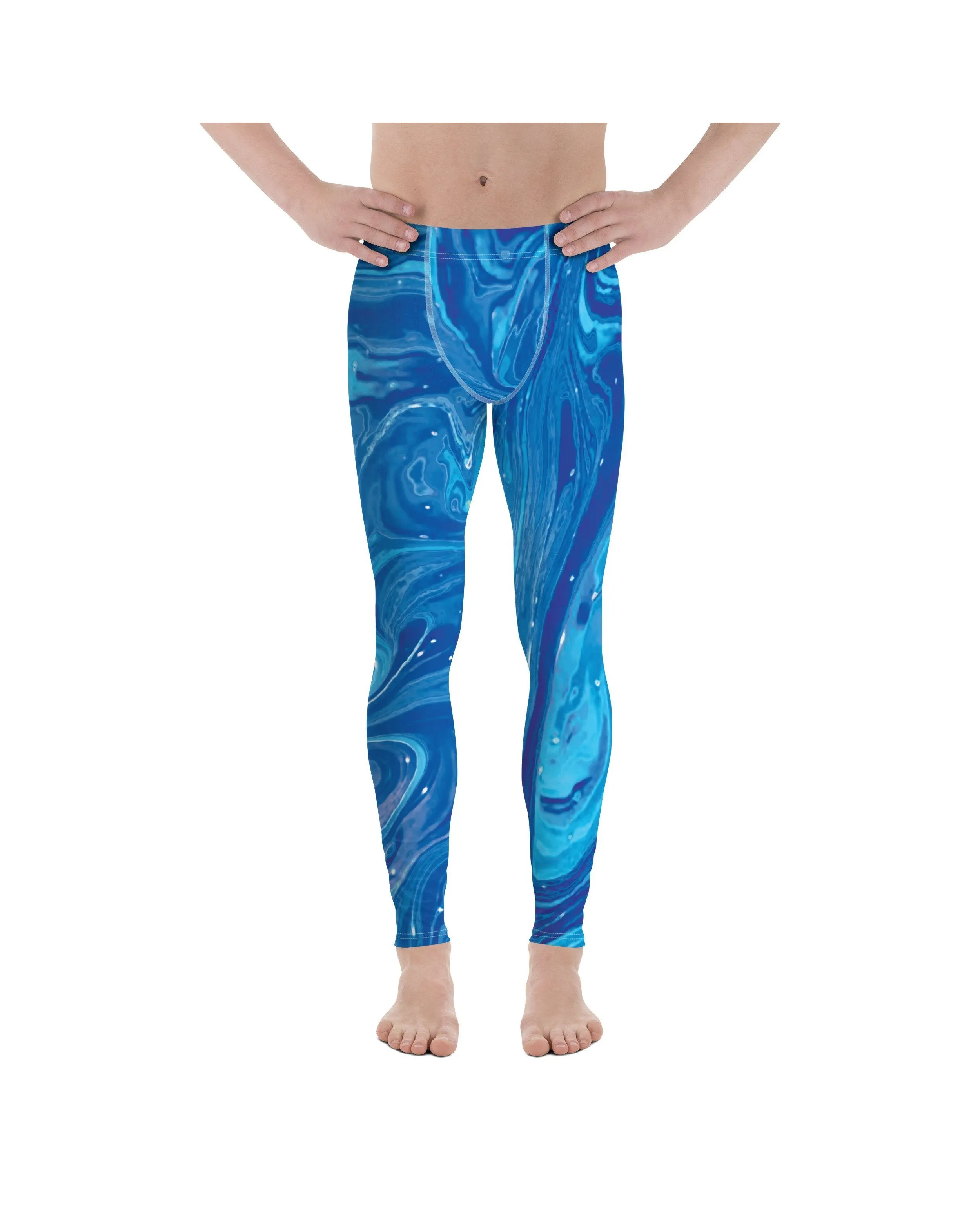 Blue Swirl Meggings