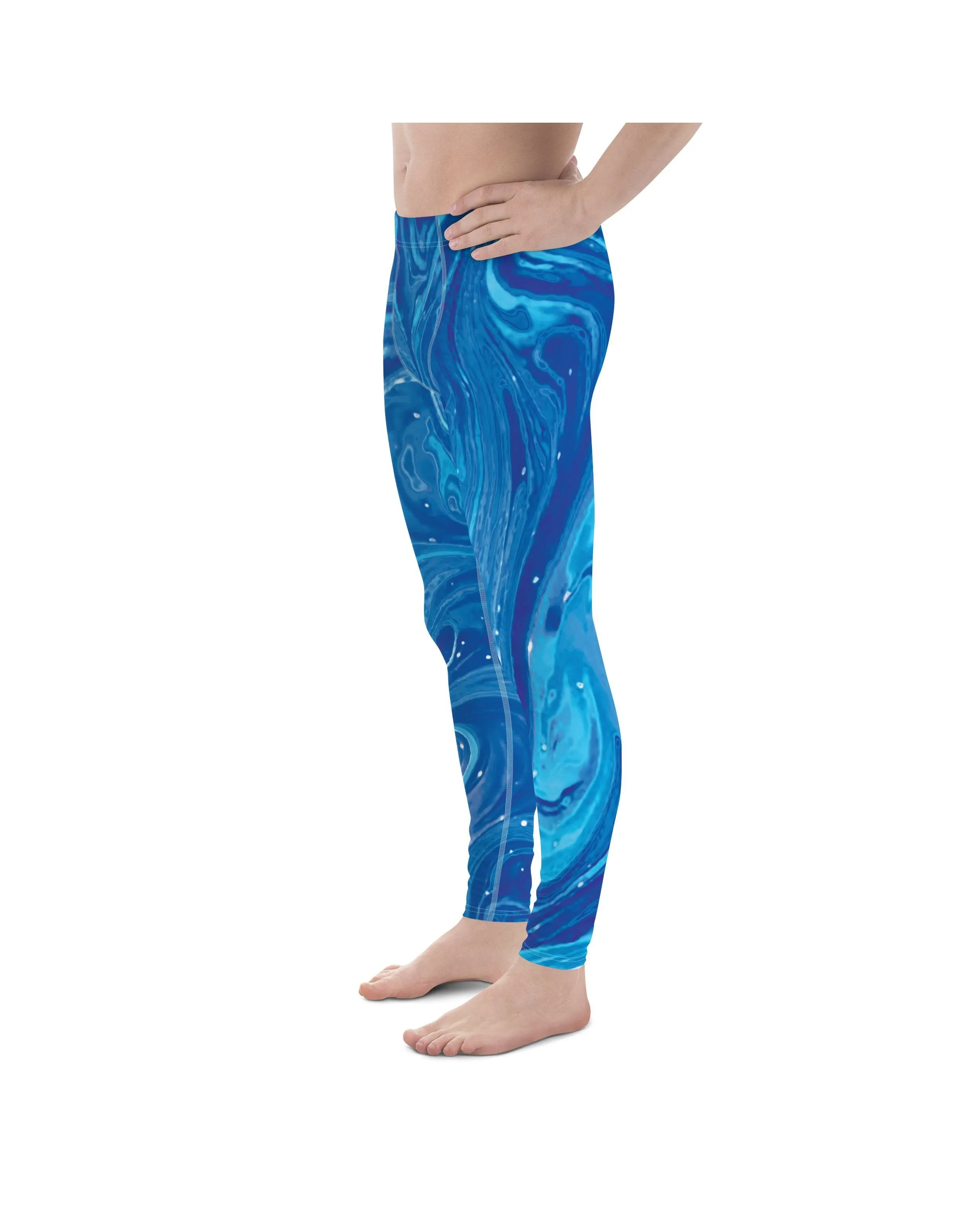 Blue Swirl Meggings