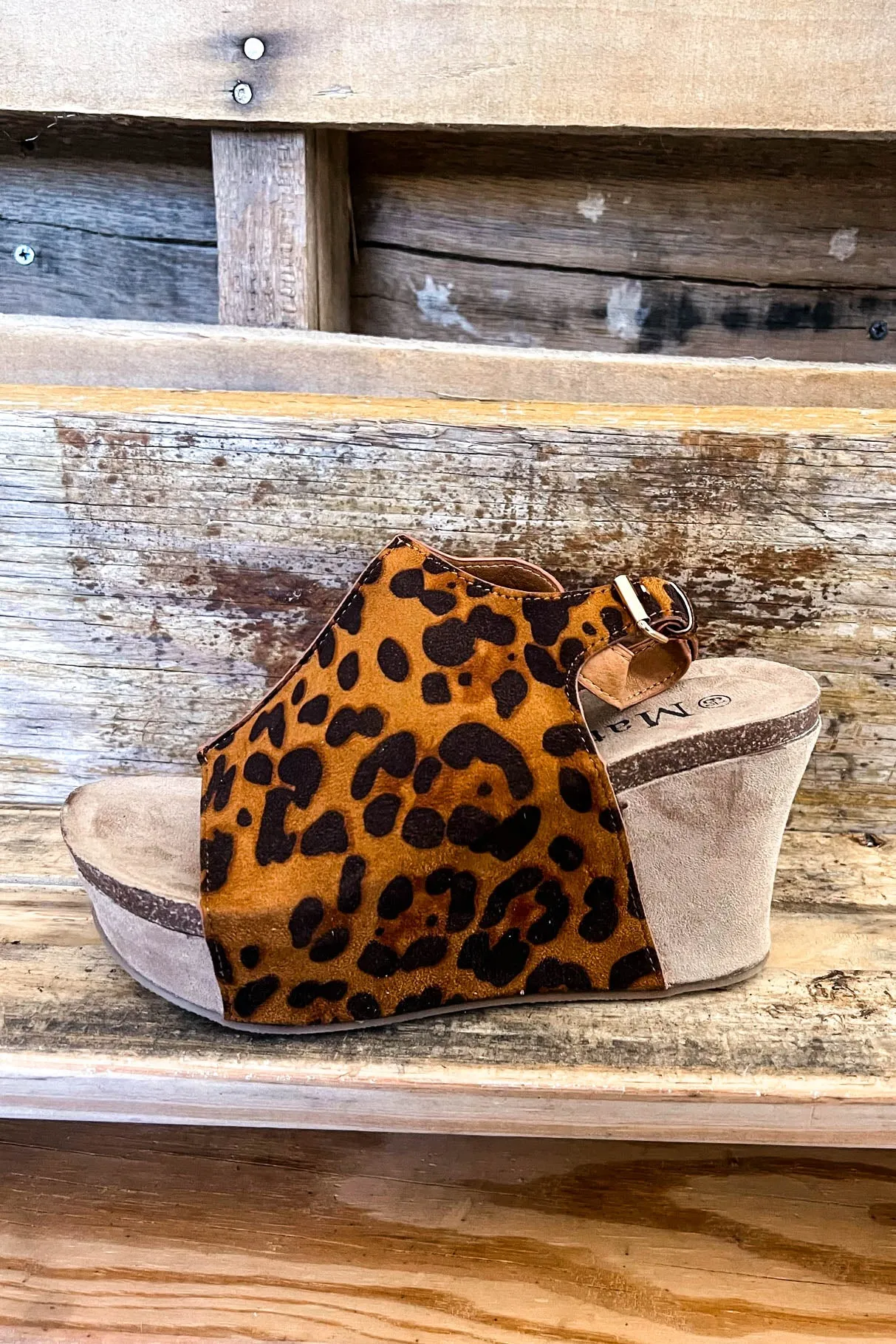 Born To Run Wedges - Leopard