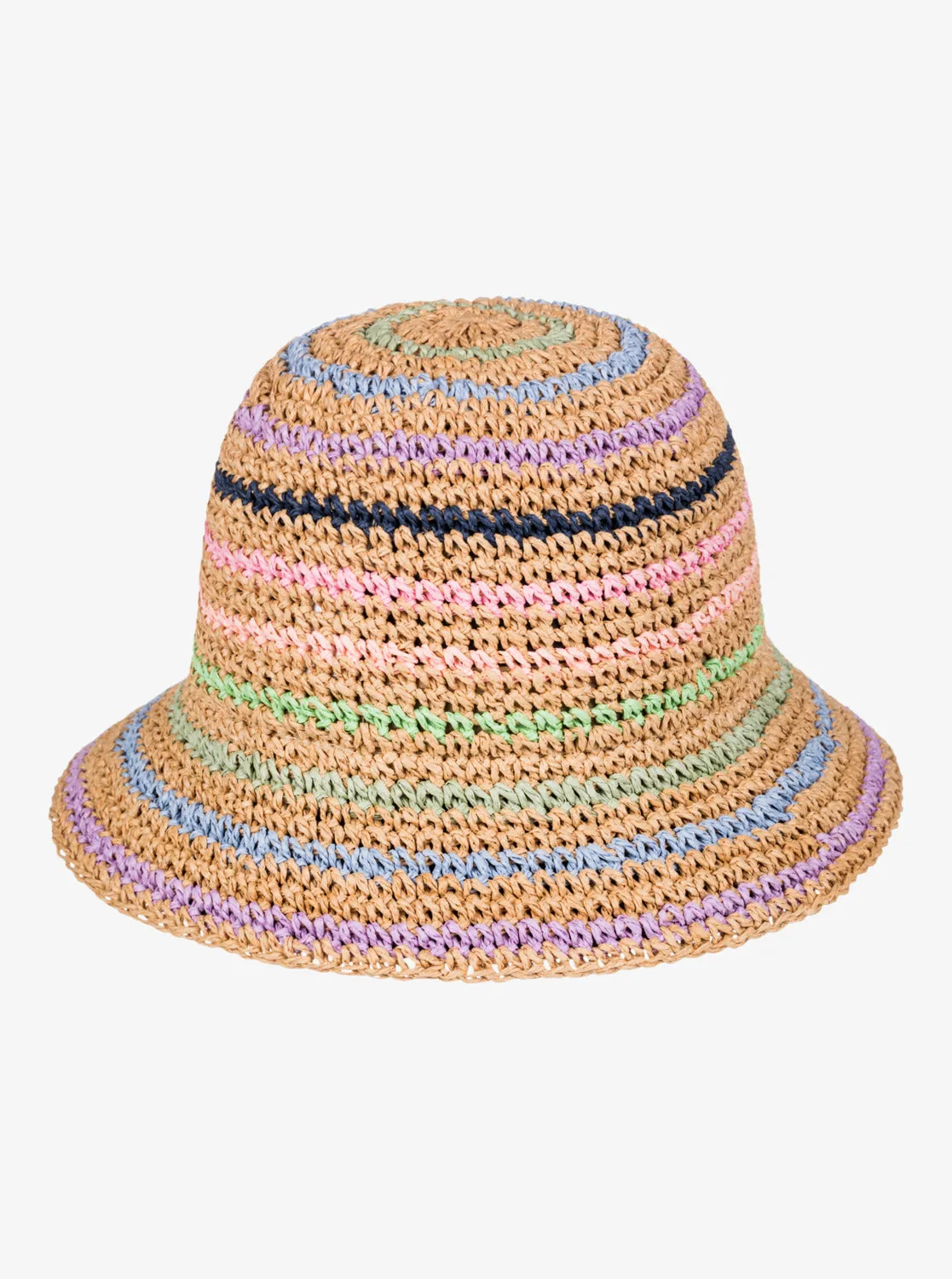 Candied Peacy Sun Hat - Natural