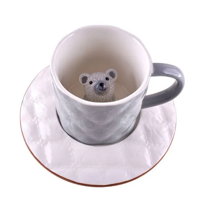 Ceramic Mug with Hidden Animal Inside