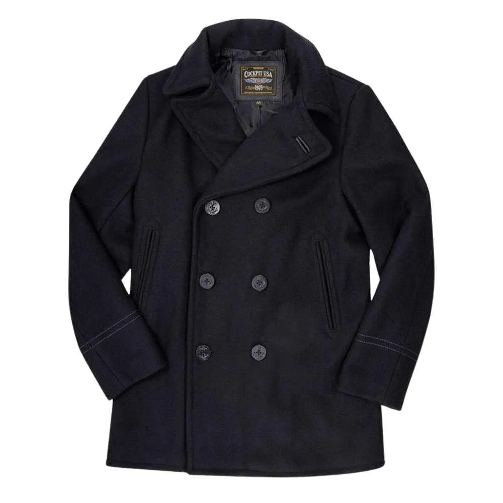 Cockpit USA Mens Admiral USN Peacoat Z28P006