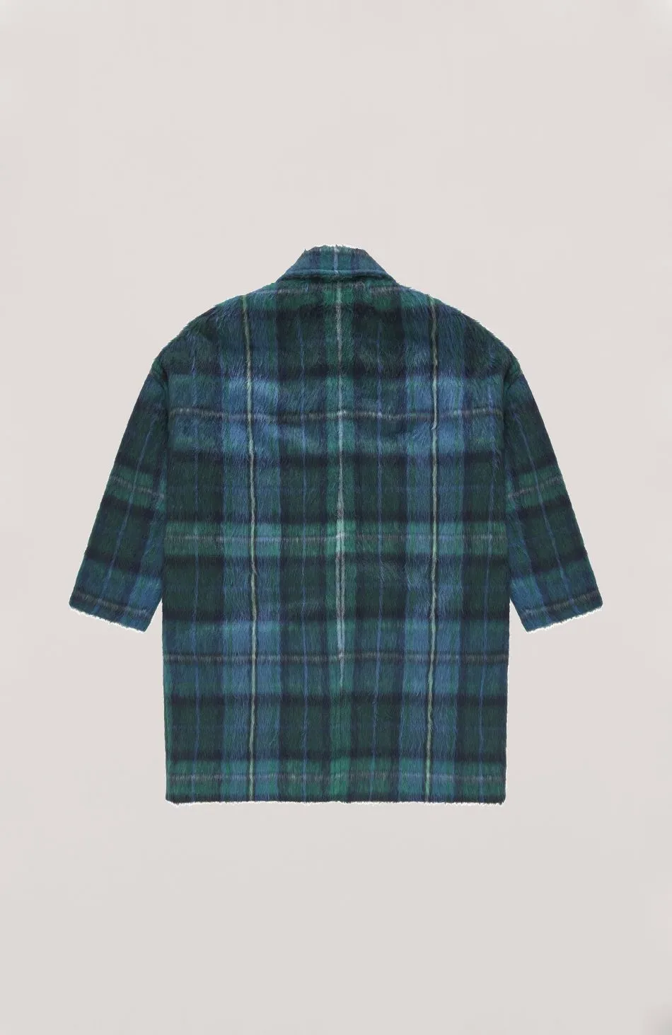 Cocoon Coat - Tartan