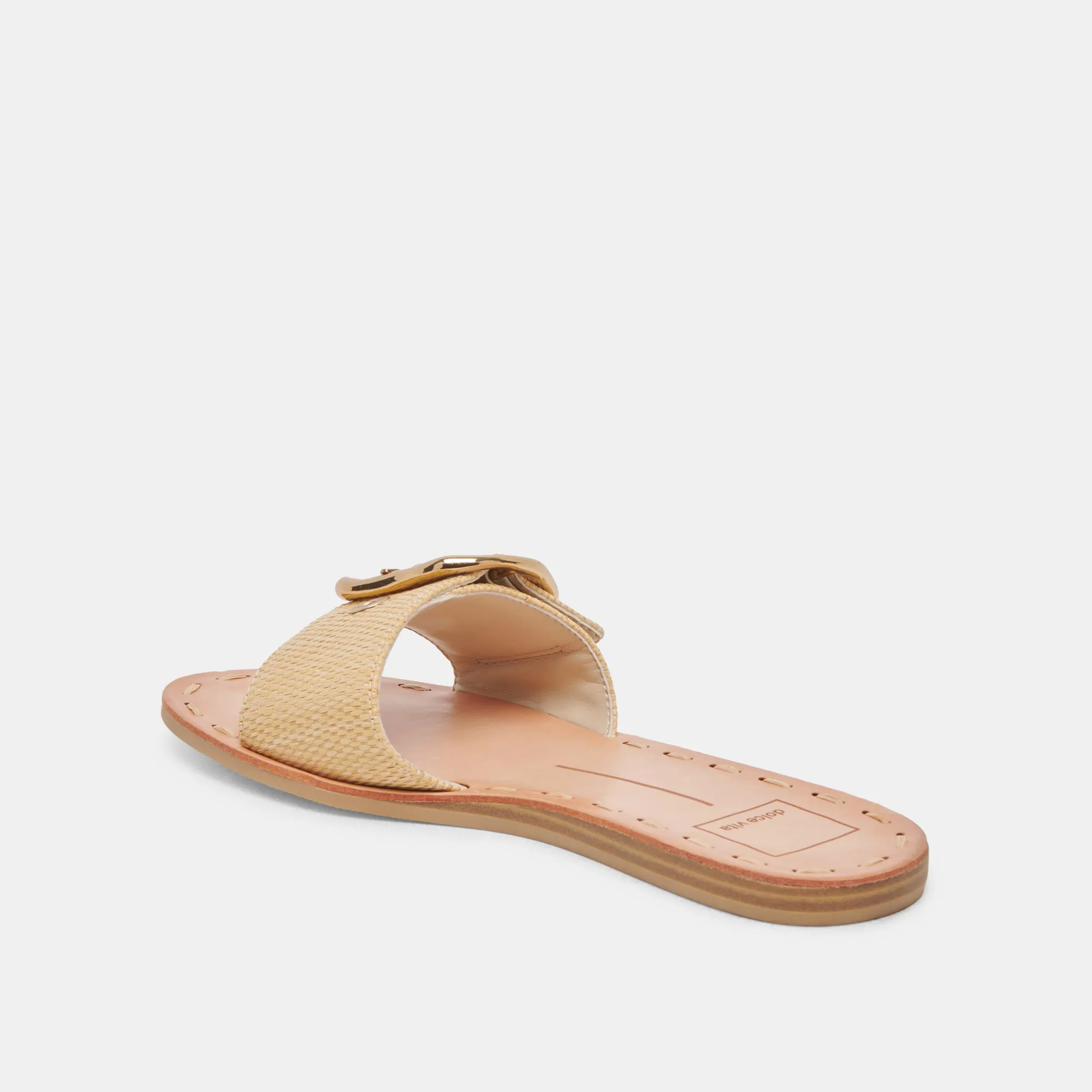 DANNA SANDALS NATURAL RAFFIA