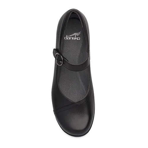 DANSKO FAWNA BLACK MILLED NAPPA