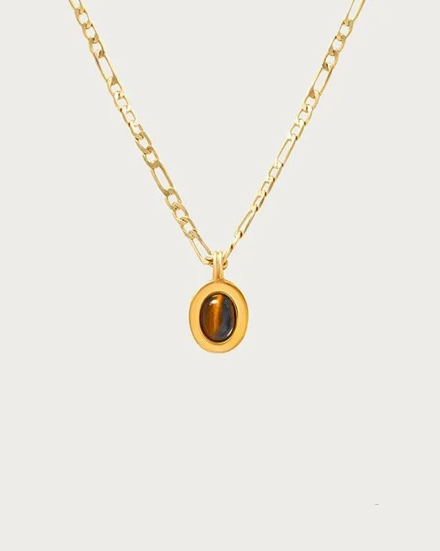 Devon Necklace in Tiger’s Eye