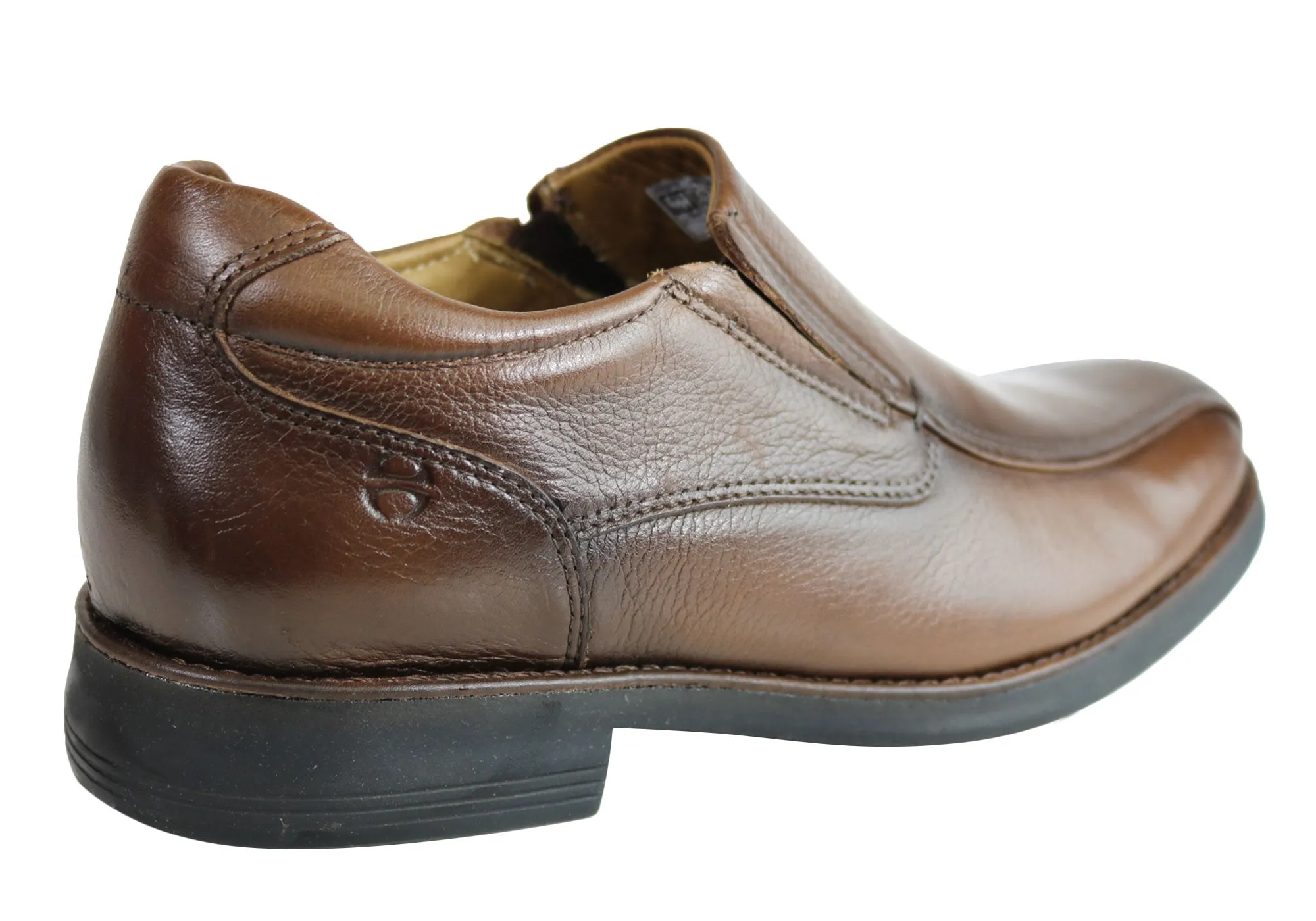 Ferricelli Rico Mens Leather Gel Flex Comfort Shoes Made In Brazil