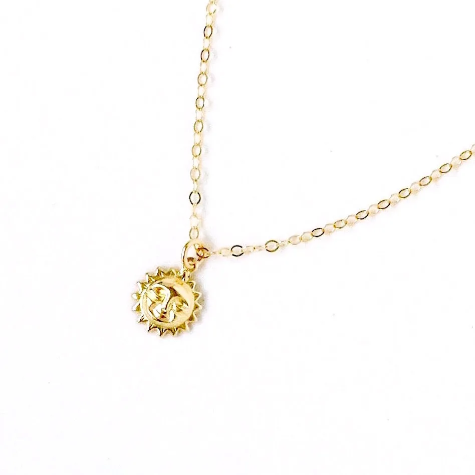 Golden Sun Necklace