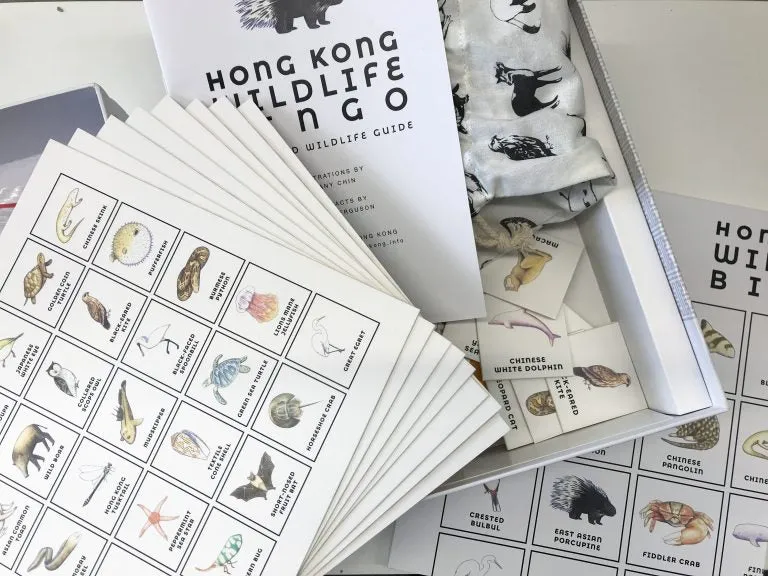 Hong Kong Wildlife Bingo Board Game