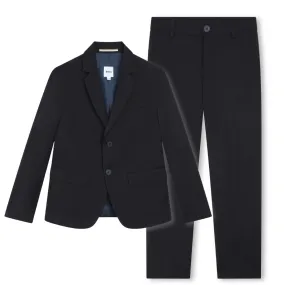 Hugo Boss Boys Classic Navy Wool Suit