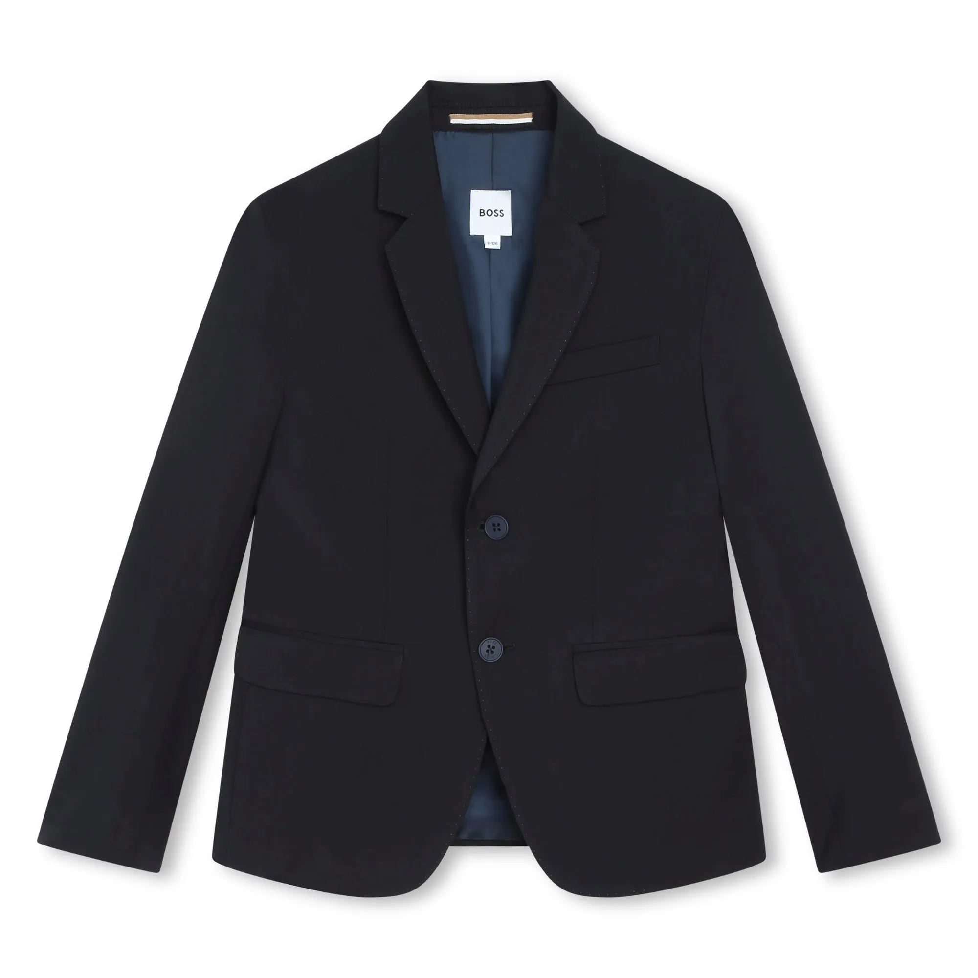 Hugo Boss Boys Classic Navy Wool Suit