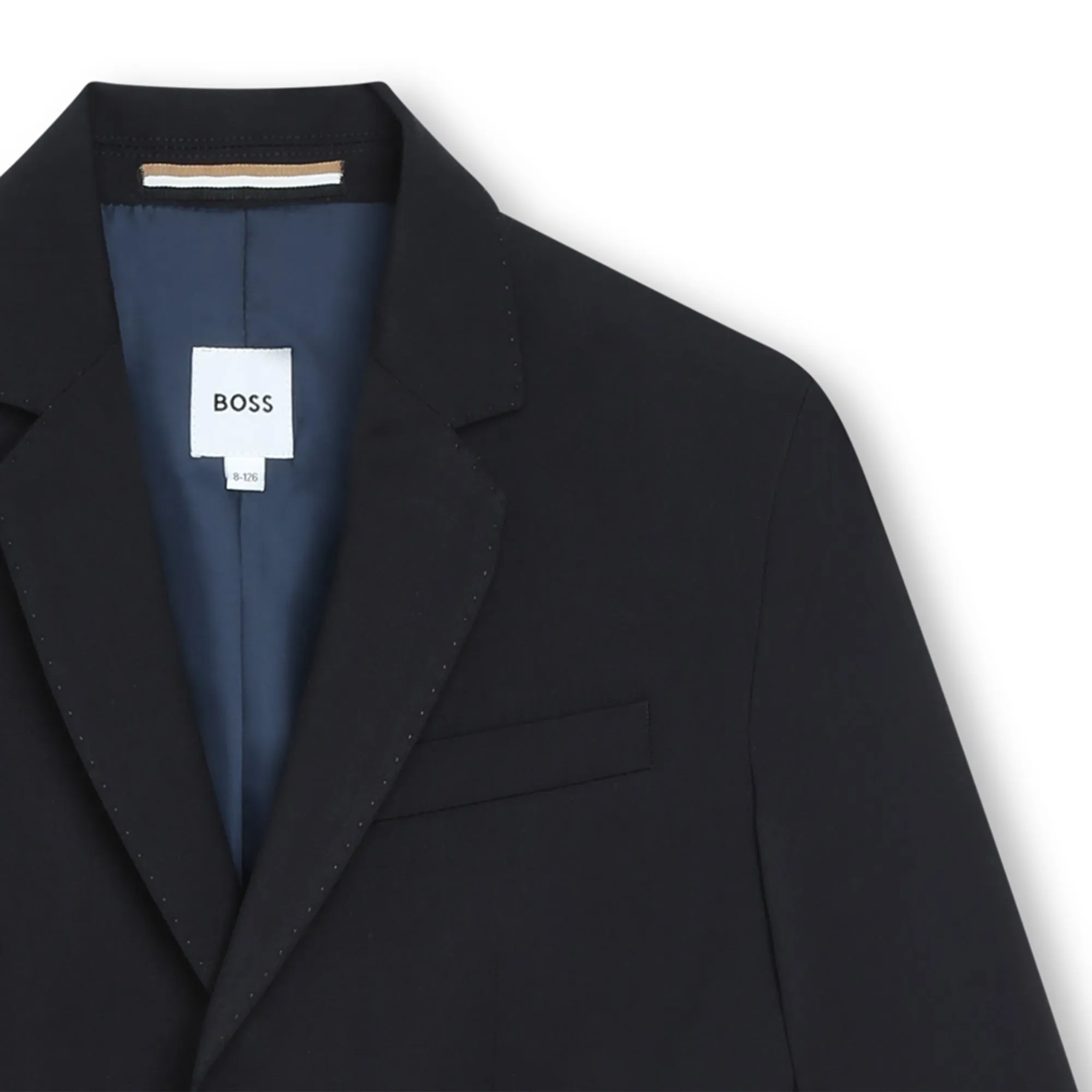 Hugo Boss Boys Classic Navy Wool Suit