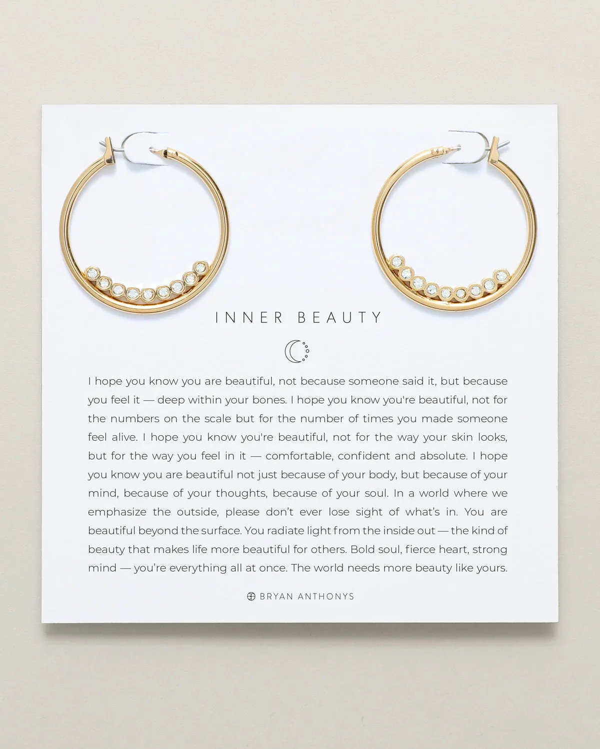 Inner Beauty Hoop Earrings