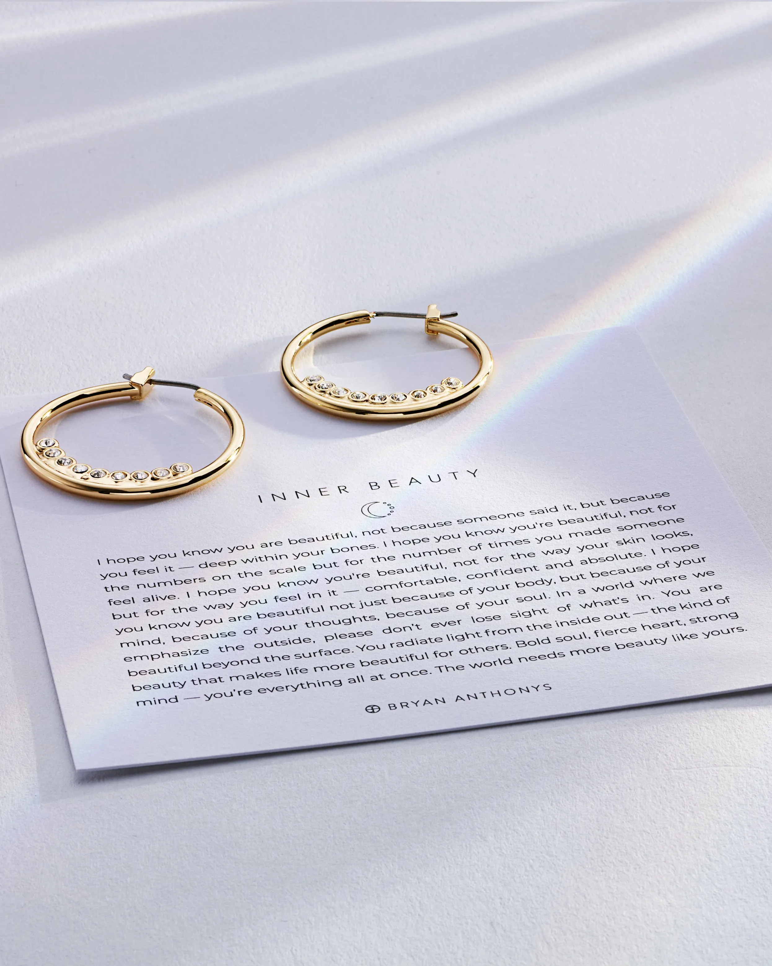 Inner Beauty Hoop Earrings