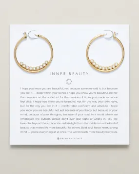 Inner Beauty Hoop Earrings