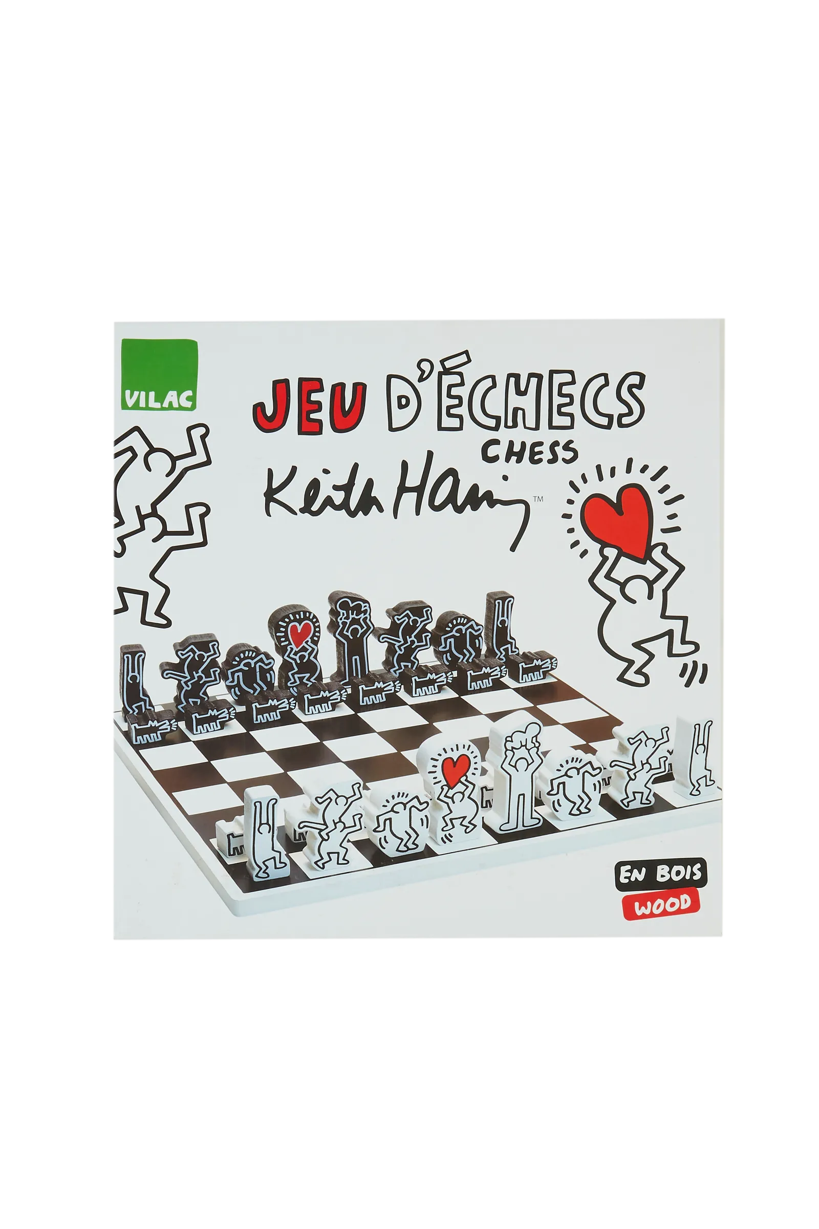 Keith Haring - Black and White Chess Set