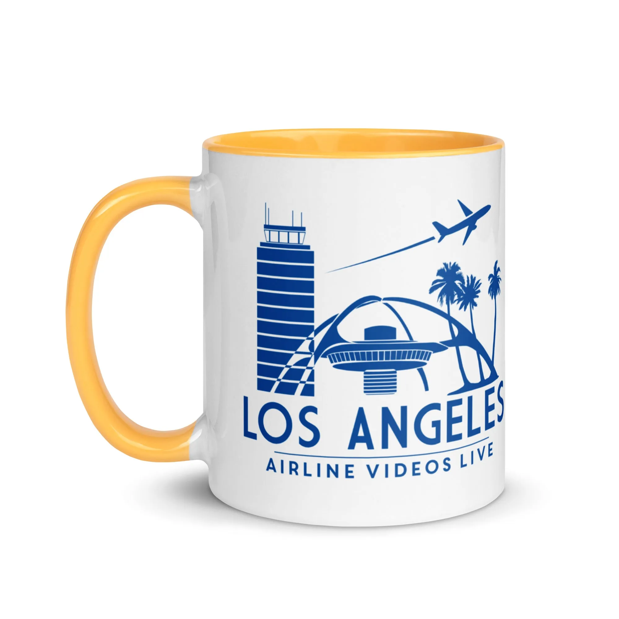 LOS ANGELES RETRO Mug with Color Inside