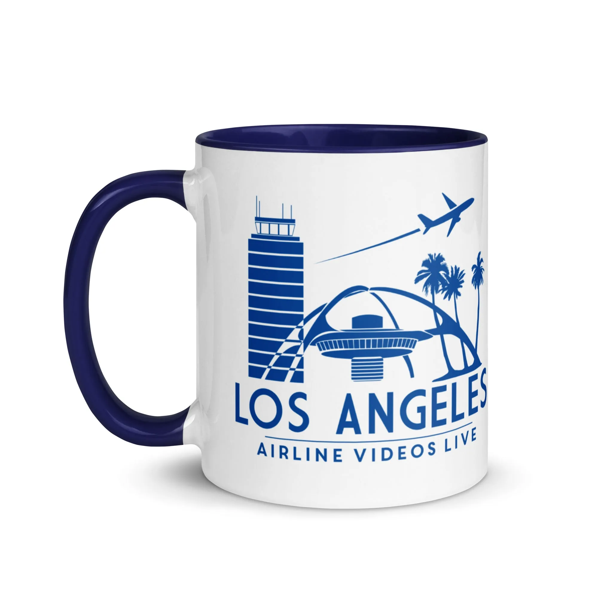 LOS ANGELES RETRO Mug with Color Inside