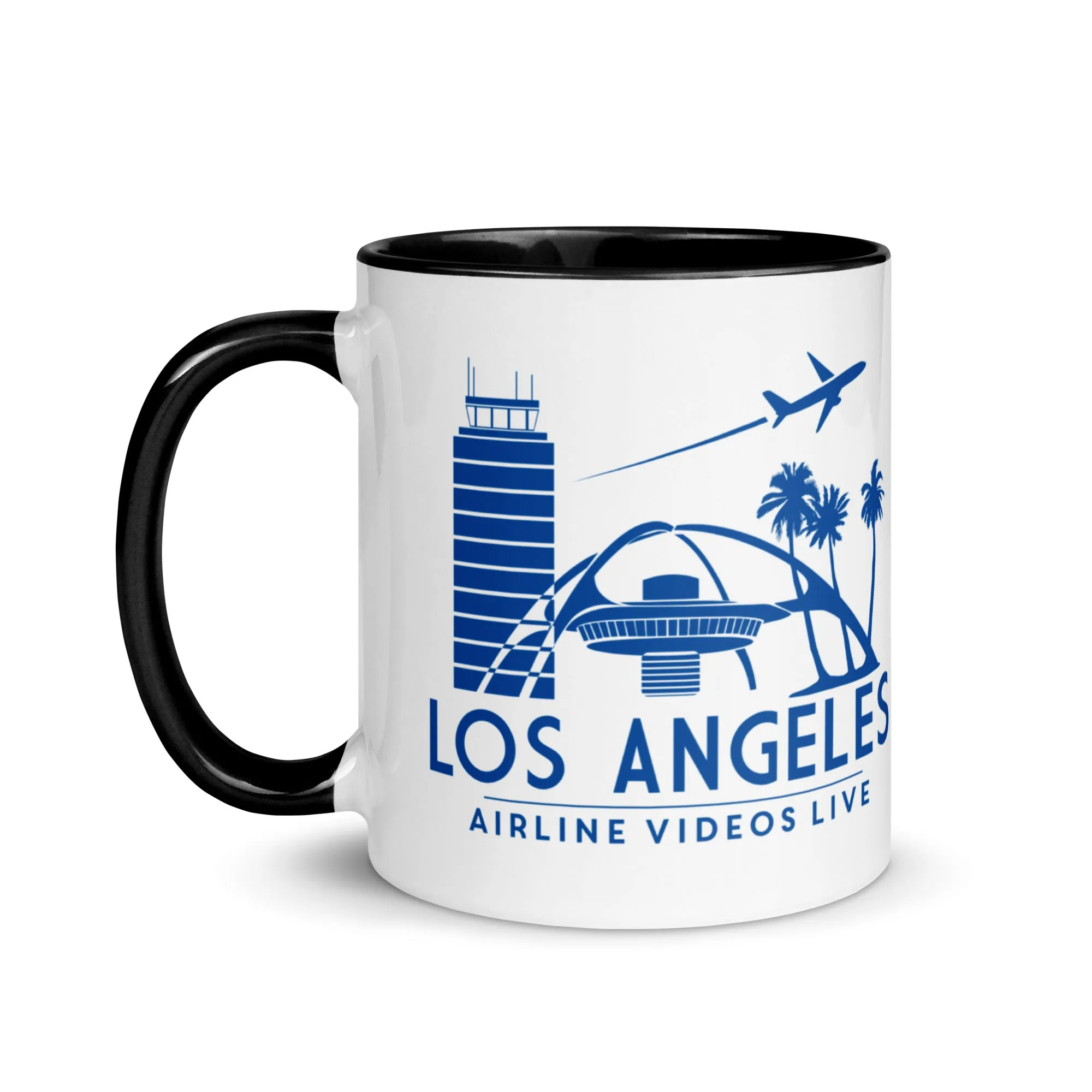 LOS ANGELES RETRO Mug with Color Inside