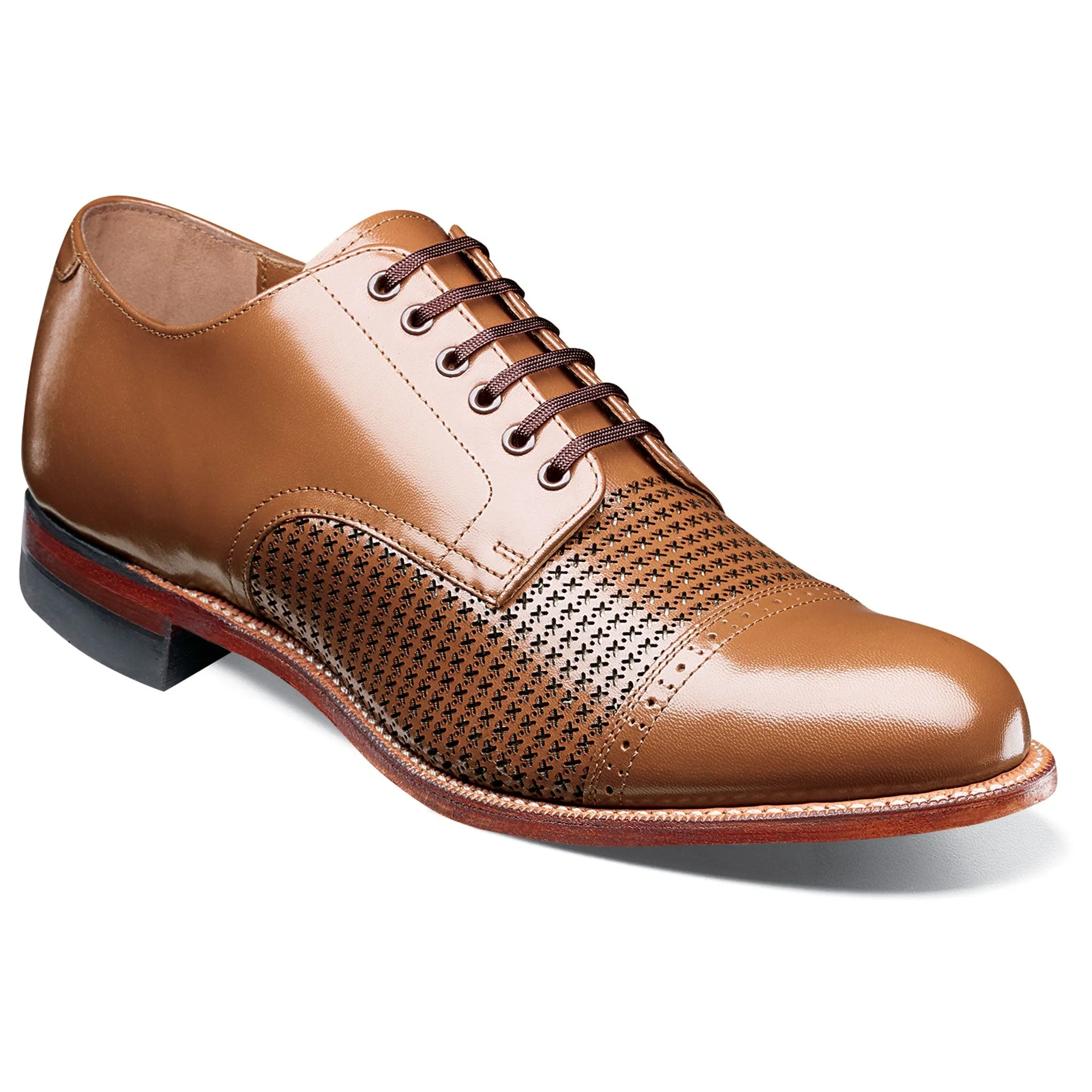 Madison Oak Cap Toe Oxford Dress Shoes