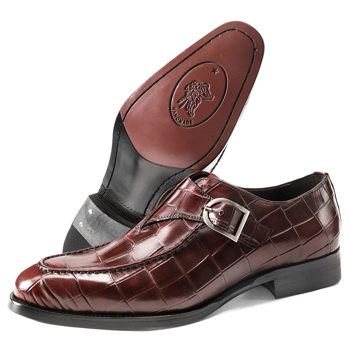 Men Classic Glossy Leather Oxford Shoes