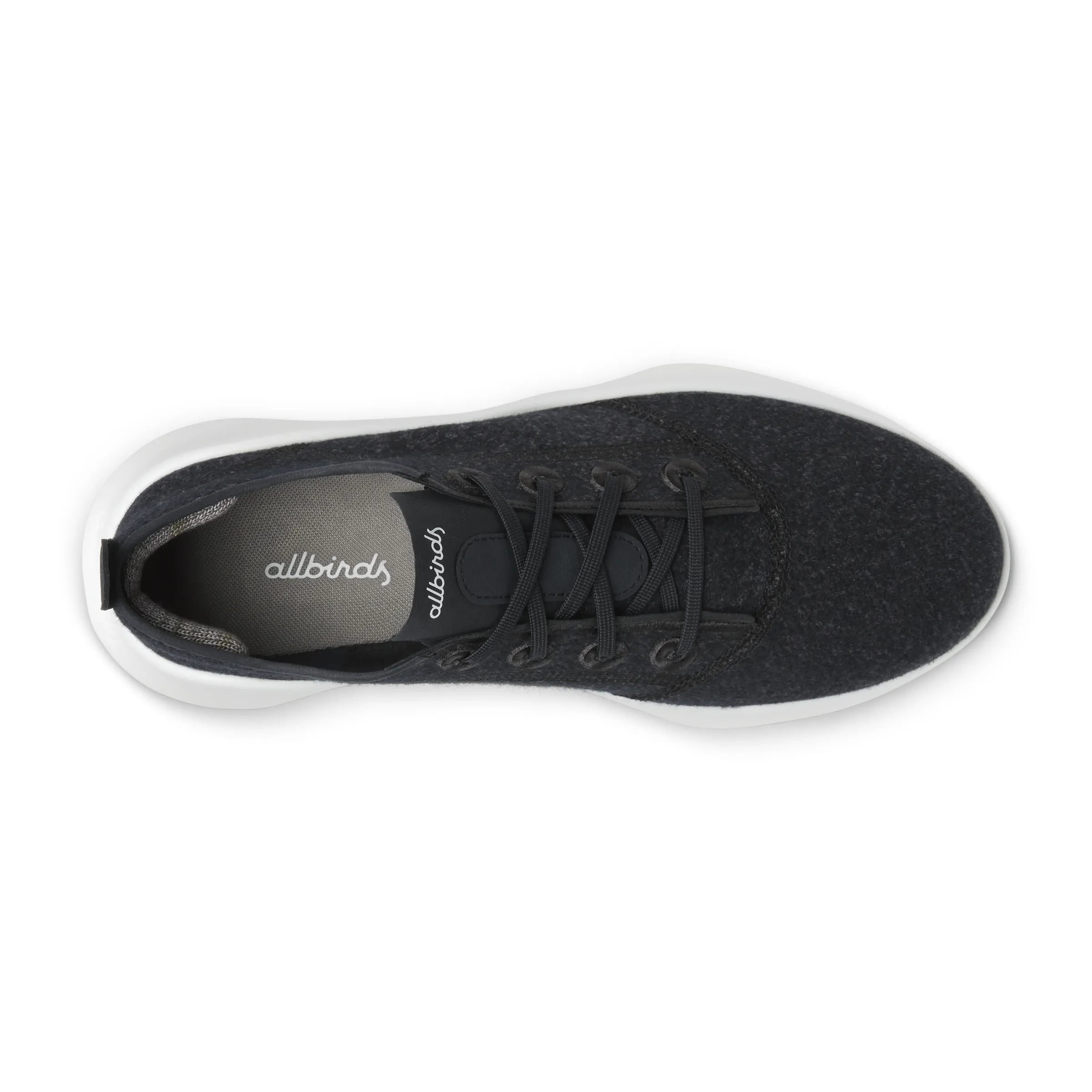 Men's SuperLight Wool Runners - Natural Black (Blizzard Sole)