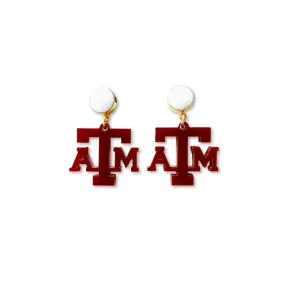 Mini A&M Stud Earring