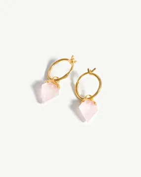 Mini Shield Hoop Earrings