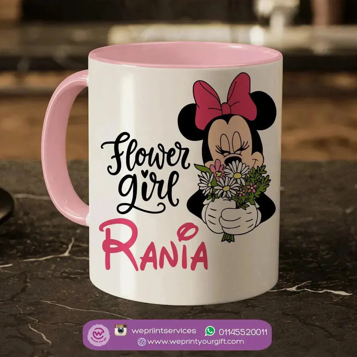 Mug-Colored Inside- Minnie Mouse