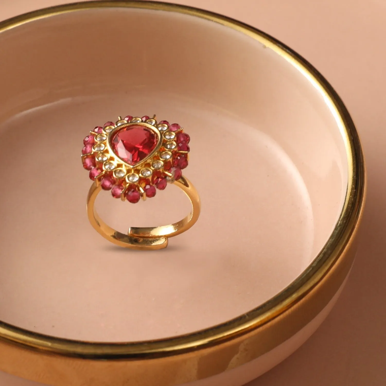 Pear Nakshatra CZ Ring