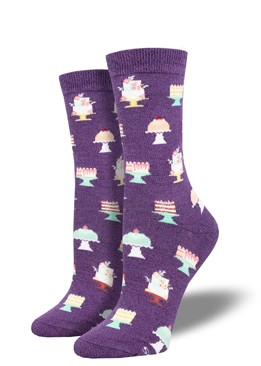 Piece of Cake Women's Bamboo Socks