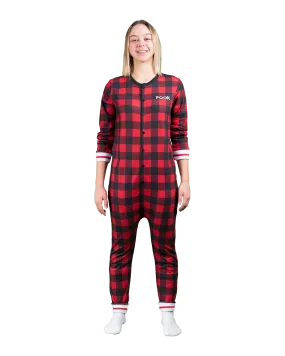 POOK (Red Plaid) Union Suit