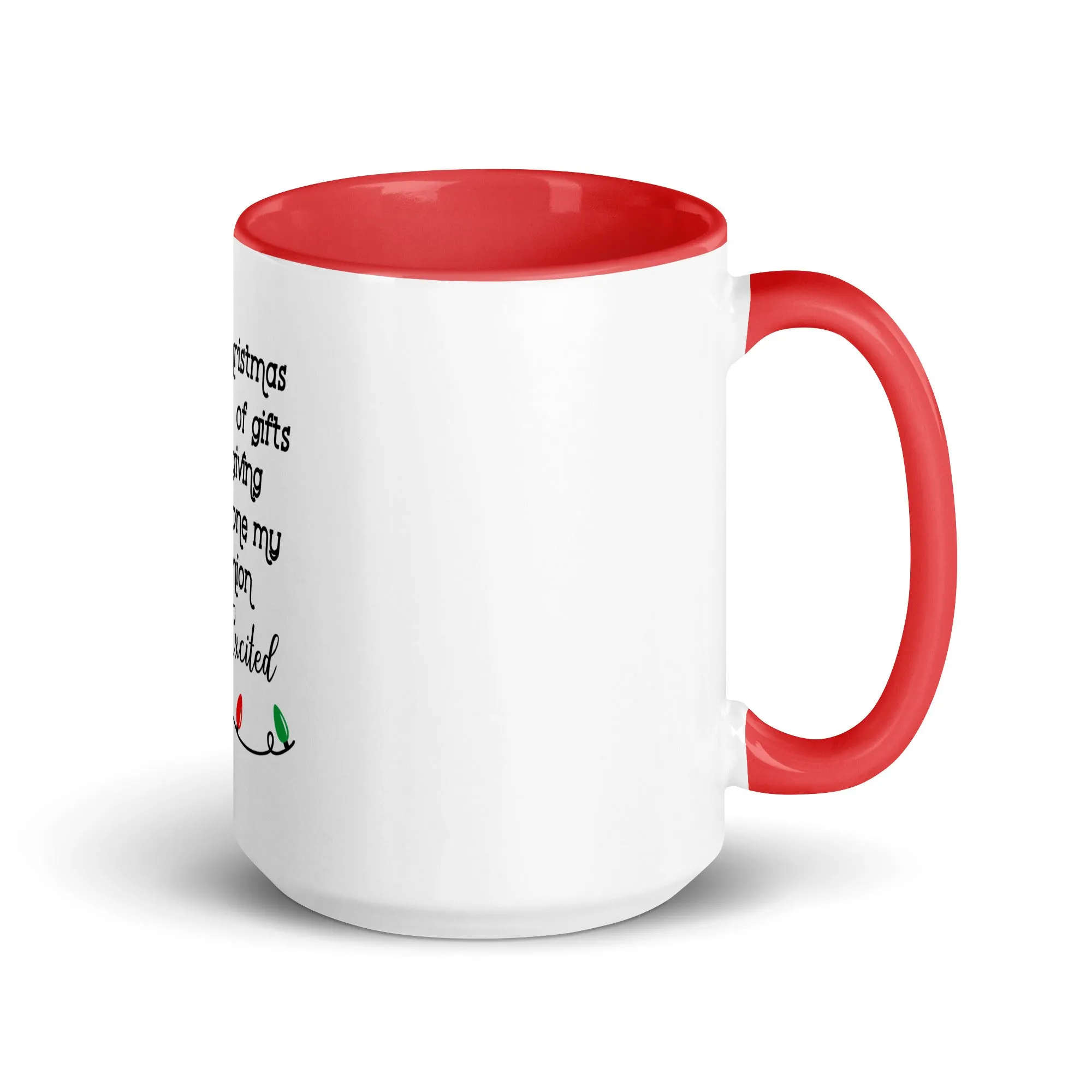 "This Year Instead Of..." Mug with Color Inside